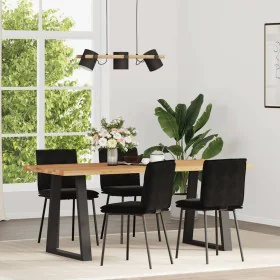 Sillas de comedor 4 unidades terciopelo negro von , Essstühle - Ref: Foro24-3315350, Preis: 174,99 €, Rabatt: %