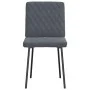 Sillas de comedor 2 unidades terciopelo gris oscuro de , Sillas de comedor - Ref: Foro24-4101104, Precio: 86,07 €, Descuento: %