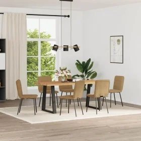 Sillas de comedor 6 unidades terciopelo marrón von , Essstühle - Ref: Foro24-3315587, Preis: 247,36 €, Rabatt: %