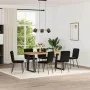 Silla de comedor 6 unidades terciopelo negro von , Essstühle - Ref: Foro24-3315585, Preis: 249,68 €, Rabatt: %