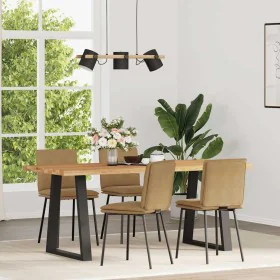 Sillas de comedor 4 unidades terciopelo marrón by , dining chairs - Ref: Foro24-3315352, Price: 174,99 €, Discount: %