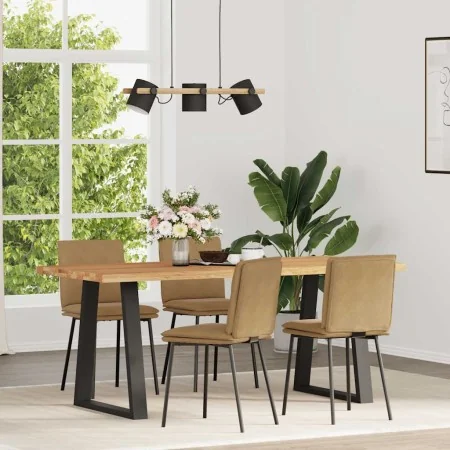 Sillas de comedor 4 unidades terciopelo marrón de , Sillas de comedor - Ref: Foro24-3315352, Precio: 174,99 €, Descuento: %