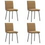 Sillas de comedor 4 unidades terciopelo marrón de , Sillas de comedor - Ref: Foro24-3315352, Precio: 174,99 €, Descuento: %