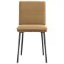 Sillas de comedor 4 unidades terciopelo marrón de , Sillas de comedor - Ref: Foro24-3315352, Precio: 174,99 €, Descuento: %