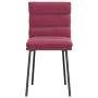 Sillas de comedor 6 unidades terciopelo rojo tinto de , Sillas de comedor - Ref: Foro24-3315657, Precio: 270,05 €, Descuento: %