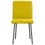 Sillas de comedor 6 unidades terciopelo amarillo de , Sillas de comedor - Ref: Foro24-3315480, Precio: 246,08 €, Descuento: %