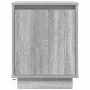 Mesilla de noche con luces LED Sonoma gris 38x34x50 cm de , Mesitas de noche - Ref: Foro24-861275, Precio: 48,30 €, Descuento: %