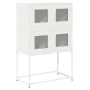Aparador de acero blanco 68x39x107 cm de , Aparadores - Ref: Foro24-853349, Precio: 100,58 €, Descuento: %
