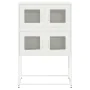 Aparador de acero blanco 68x39x107 cm de , Aparadores - Ref: Foro24-853349, Precio: 100,58 €, Descuento: %