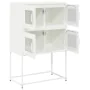 Aparador de acero blanco 68x39x107 cm de , Aparadores - Ref: Foro24-853349, Precio: 100,58 €, Descuento: %