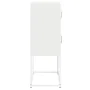 Aparador de acero blanco 68x39x107 cm de , Aparadores - Ref: Foro24-853349, Precio: 100,58 €, Descuento: %