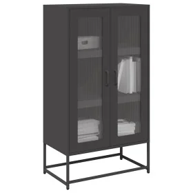Aparador de acero negro 68x39x123 cm by , Sideboards - Ref: Foro24-853356, Price: 134,90 €, Discount: %