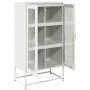 Aparador de acero blanco 68x39x123 cm de , Aparadores - Ref: Foro24-853361, Precio: 173,43 €, Descuento: %