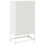 Aparador de acero blanco 68x39x123 cm de , Aparadores - Ref: Foro24-853361, Precio: 173,43 €, Descuento: %