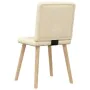Sillas de comedor 4 unidades tela color crema de , Sillas de comedor - Ref: Foro24-3315304, Precio: 195,94 €, Descuento: %