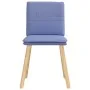 Sillas de comedor 4 uds tela azul jeans de , Sillas de comedor - Ref: Foro24-3315365, Precio: 210,66 €, Descuento: %