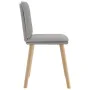 Sillas de comedor 6 uds tela gris nube de , Sillas de comedor - Ref: Foro24-3315634, Precio: 314,58 €, Descuento: %