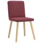 Sillas de comedor 6 unidades tela rojo tinto de , Sillas de comedor - Ref: Foro24-3315570, Precio: 292,29 €, Descuento: %