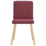 Sillas de comedor 6 unidades tela rojo tinto de , Sillas de comedor - Ref: Foro24-3315570, Precio: 292,29 €, Descuento: %