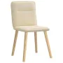 Sillas de comedor 4 unidades tela color crema by , dining chairs - Ref: Foro24-3315327, Price: 200,61 €, Discount: %