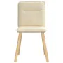 Sillas de comedor 4 unidades tela color crema by , dining chairs - Ref: Foro24-3315327, Price: 200,61 €, Discount: %