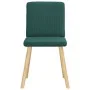 Sillas de comedor 6 unidades tela verde oscuro de , Sillas de comedor - Ref: Foro24-3315572, Precio: 292,29 €, Descuento: %