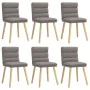 Sillas de comedor 6 unidades de tela gris taupe de , Sillas de comedor - Ref: Foro24-3315669, Precio: 322,37 €, Descuento: %