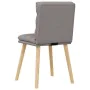 Sillas de comedor 6 unidades de tela gris taupe de , Sillas de comedor - Ref: Foro24-3315669, Precio: 322,37 €, Descuento: %