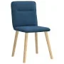 Sillas de comedor 6 unidades tela azul de , Sillas de comedor - Ref: Foro24-3315598, Precio: 299,32 €, Descuento: %