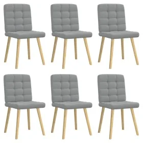 Sillas de comedor 6 unidades de tela gris claro von , Essstühle - Ref: Foro24-3315461, Preis: 302,25 €, Rabatt: %
