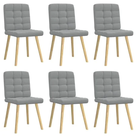 Sillas de comedor 6 unidades de tela gris claro von , Essstühle - Ref: Foro24-3315461, Preis: 302,25 €, Rabatt: %
