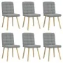 Sillas de comedor 6 unidades de tela gris claro von , Essstühle - Ref: Foro24-3315461, Preis: 302,25 €, Rabatt: %