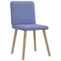 Sillas de comedor 6 uds tela azul jeans de , Sillas de comedor - Ref: Foro24-3315524, Precio: 296,50 €, Descuento: %