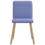 Sillas de comedor 6 uds tela azul jeans de , Sillas de comedor - Ref: Foro24-3315524, Precio: 296,50 €, Descuento: %