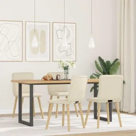 Sillas de comedor 4 unidades lino de , Sillas de comedor - Ref: Foro24-3315331, Precio: 210,02 €, Descuento: %
