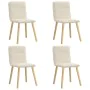 Sillas de comedor 4 unidades lino de , Sillas de comedor - Ref: Foro24-3315331, Precio: 210,02 €, Descuento: %