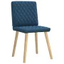 Sillas de comedor 4 unidades tela azul de , Sillas de comedor - Ref: Foro24-3315229, Precio: 199,31 €, Descuento: %