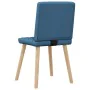 Sillas de comedor 4 unidades tela azul de , Sillas de comedor - Ref: Foro24-3315229, Precio: 199,31 €, Descuento: %