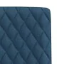Sillas de comedor 4 unidades tela azul de , Sillas de comedor - Ref: Foro24-3315229, Precio: 199,31 €, Descuento: %