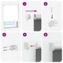 Estor Enrollable Opaco blanco 155x130 cm Tela Ancho 151,6 cm de , Persianas y estores - Ref: Foro24-4011893, Precio: 27,48 €,...