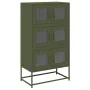 Aparador de acero verde oliva 68x39x123 cm de , Aparadores - Ref: Foro24-853354, Precio: 136,45 €, Descuento: %
