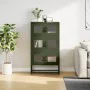 Aparador de acero verde oliva 68x39x123 cm de , Aparadores - Ref: Foro24-853354, Precio: 136,45 €, Descuento: %