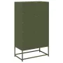 Aparador de acero verde oliva 68x39x123 cm de , Aparadores - Ref: Foro24-853354, Precio: 136,45 €, Descuento: %