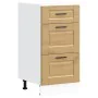 Mueble bajo de cocina porto roble artesano madera reconstituida de , Armarios de cocina - Ref: Foro24-854229, Precio: 88,32 €...