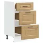 Mueble bajo de cocina porto roble artesano madera reconstituida de , Armarios de cocina - Ref: Foro24-854229, Precio: 88,32 €...