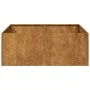 Jardinera oxidada acero corten 80x80x30 cm de , Maceteros y jardineras - Ref: Foro24-860807, Precio: 53,45 €, Descuento: %
