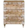 Aparadores 2 uds de madera maciza de mango 60x33,5x75 cm de , Taquillas y armarios de almacenamiento - Ref: Foro24-3310133, P...