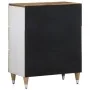 Aparadores 2 uds de madera maciza de mango 60x33,5x75 cm de , Taquillas y armarios de almacenamiento - Ref: Foro24-3310133, P...
