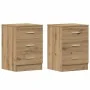 Mesitas de noche 2 uds madera roble artisan 38x35x55 cm von , Nachttische - Ref: Foro24-861127, Preis: 102,54 €, Rabatt: %