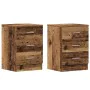 Mesitas noche 2uds madera contrachapada madera vieja 38x35x55cm de , Mesitas de noche - Ref: Foro24-861125, Precio: 111,08 €,...